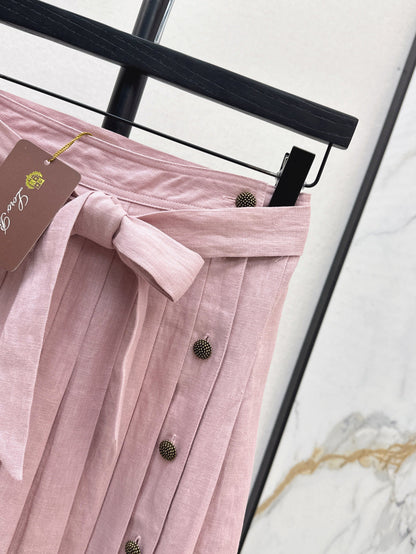 Loro 25ss linen skirt
