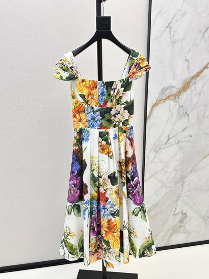 Dolce 25ss print dress