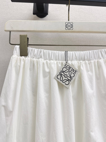 Loe 25ss embroidered skirt