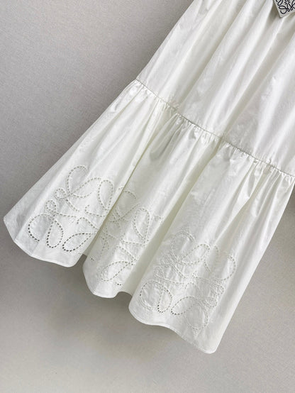 Loe 25ss embroidered skirt