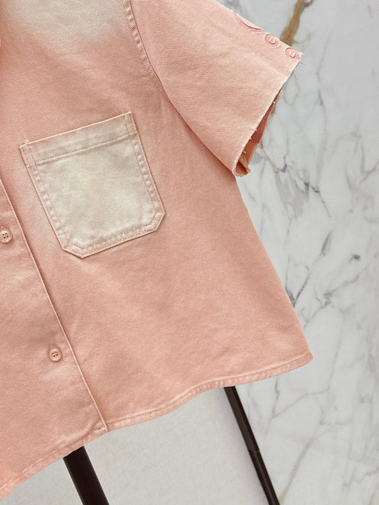Loe 25ss crop shirt