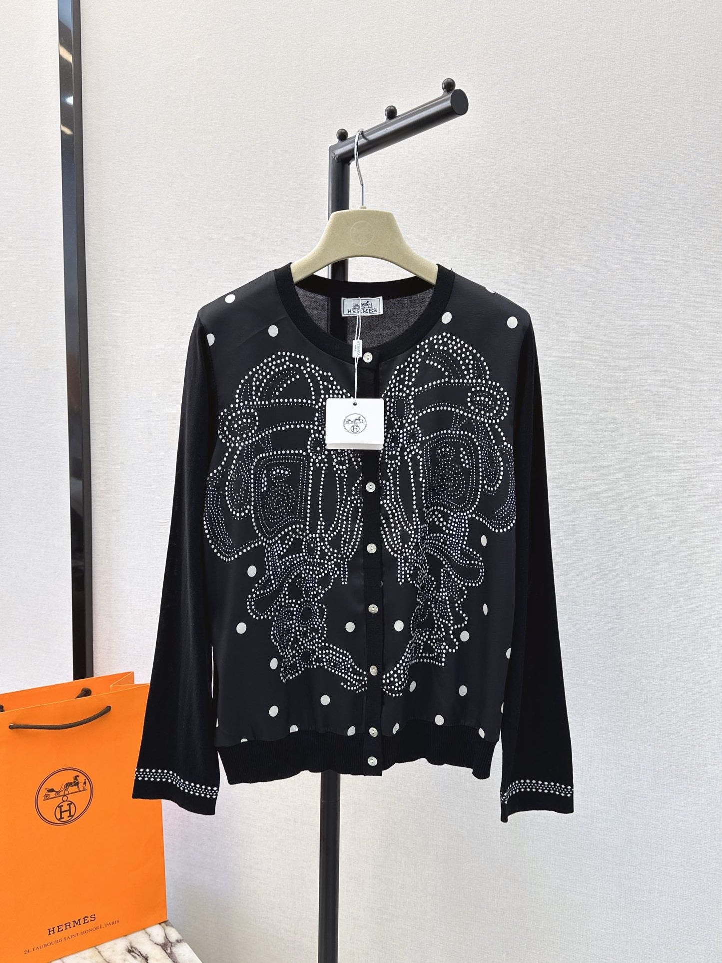 Herm 25ss knit cardigan