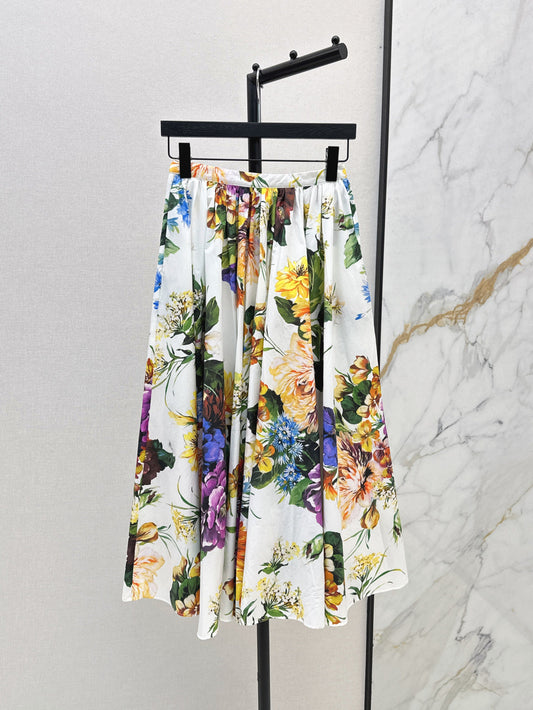 Dolce 25ss print skirt