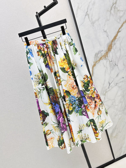 Dolce 25ss print skirt