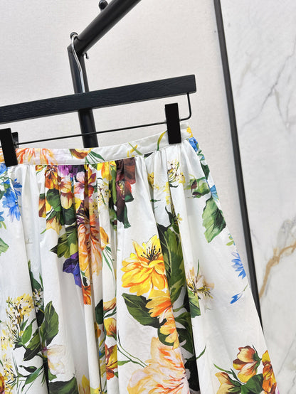 Dolce 25ss print skirt