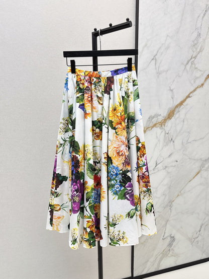 Dolce 25ss print skirt