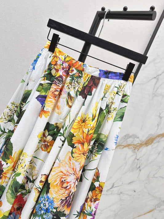 Dolce 25ss print skirt