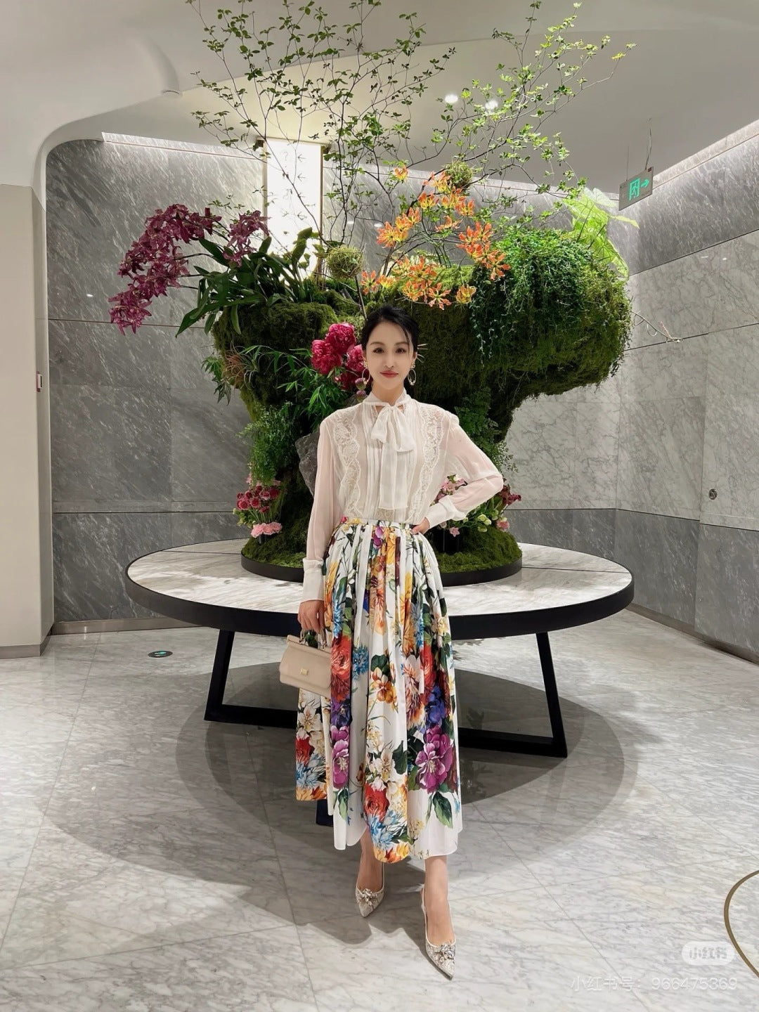 Dolce 25ss print skirt