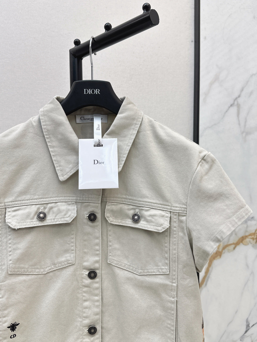 CD 25ss print denim jacket