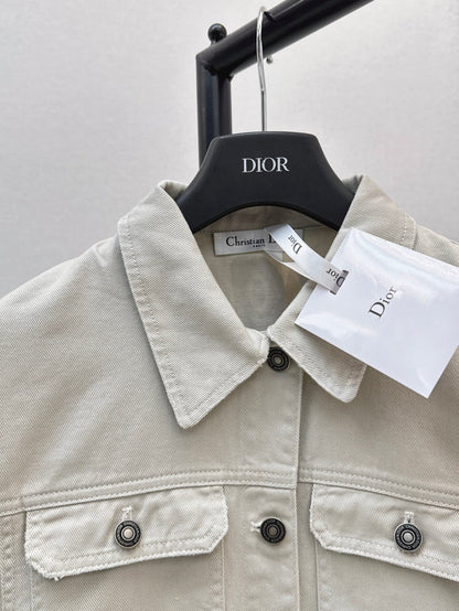 CD 25ss print denim jacket