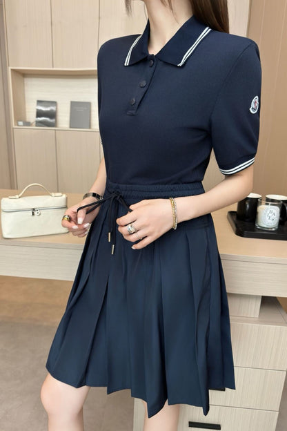 Monc 25ss drawstring dress