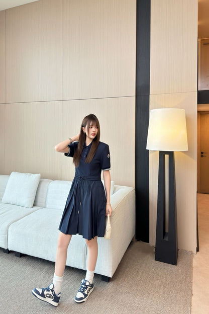 Monc 25ss drawstring dress