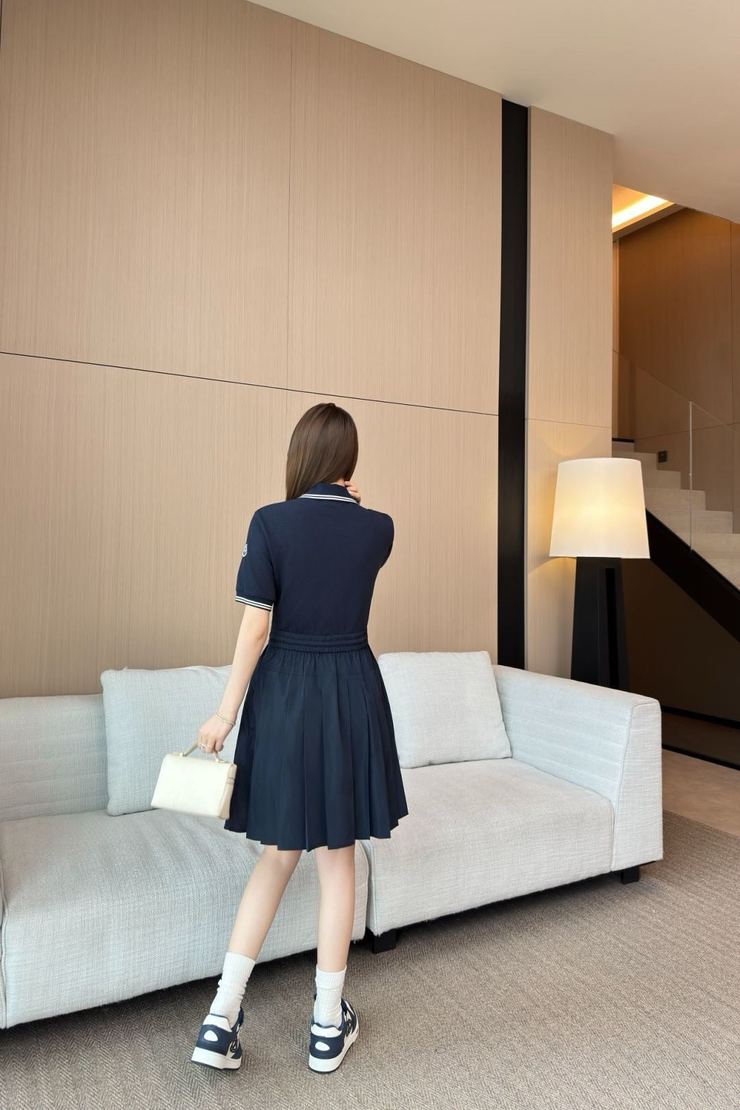 Monc 25ss drawstring dress