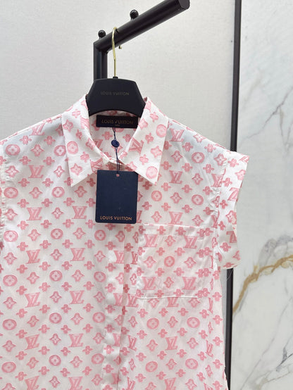Louis 25ss sleeveless shirt