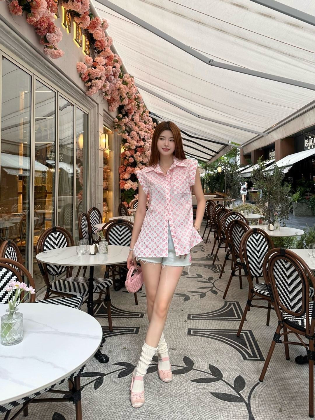 Louis 25ss sleeveless shirt