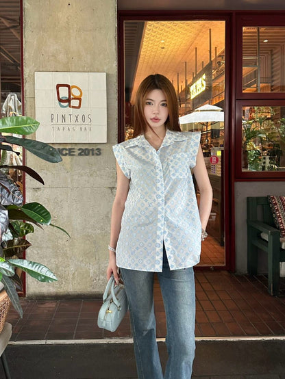 Louis 25ss sleeveless shirt