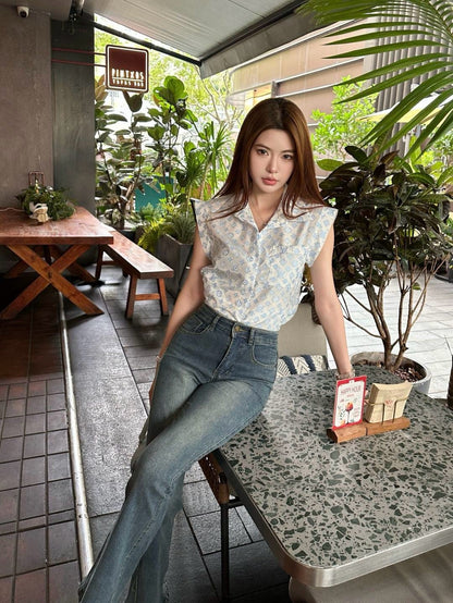 Louis 25ss sleeveless shirt