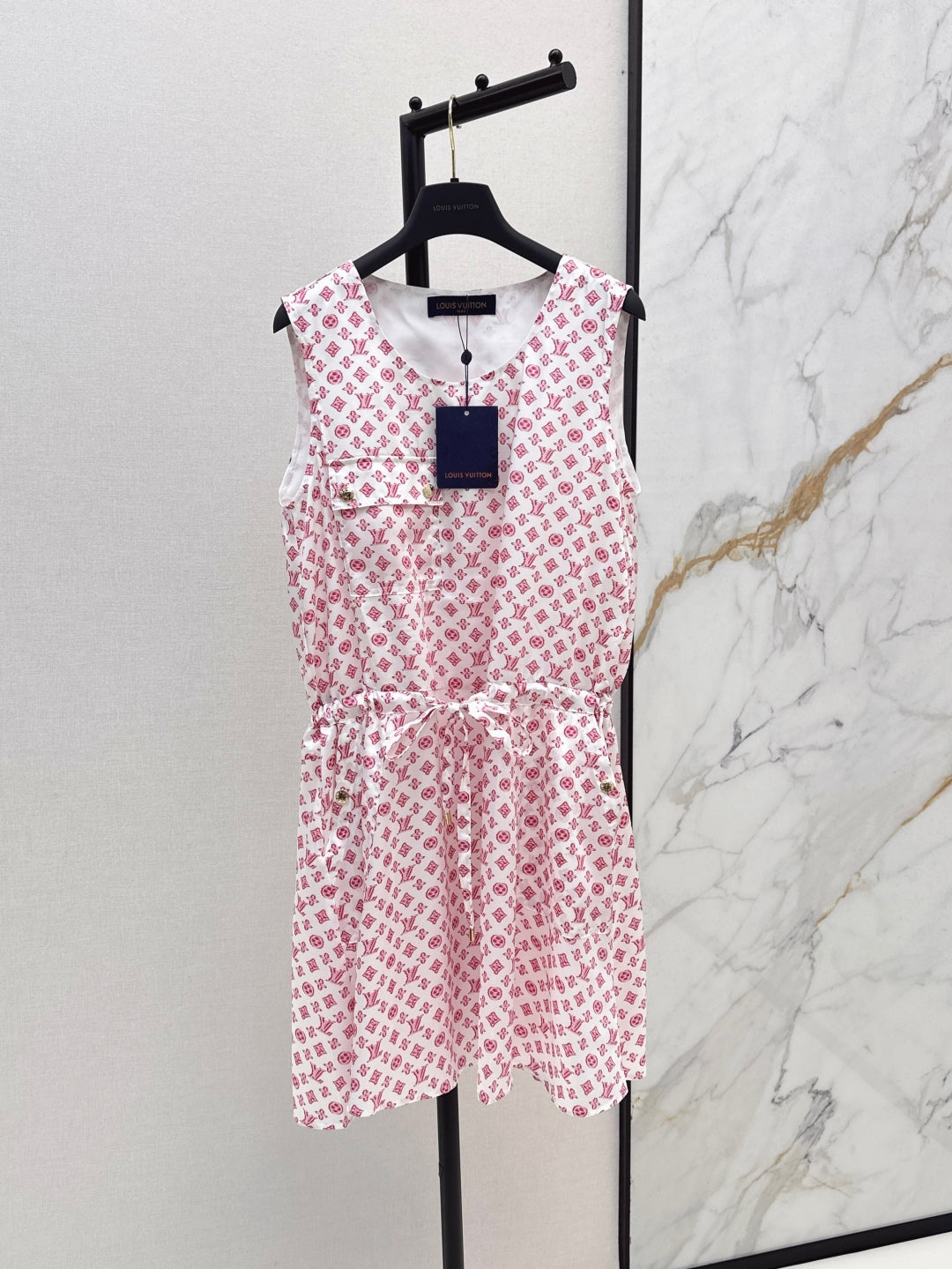 Louis 25ss drawstring dress