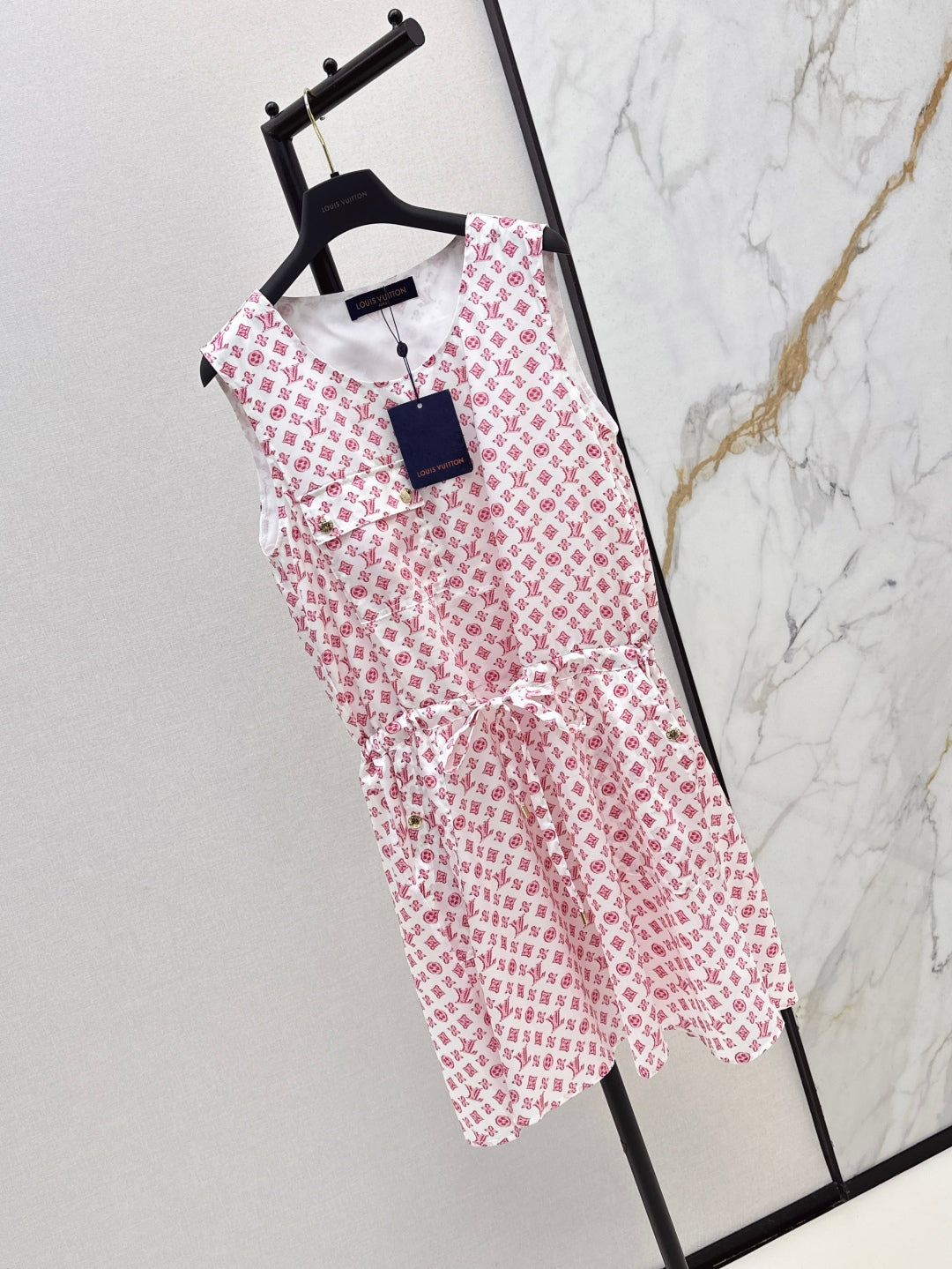 Louis 25ss drawstring dress