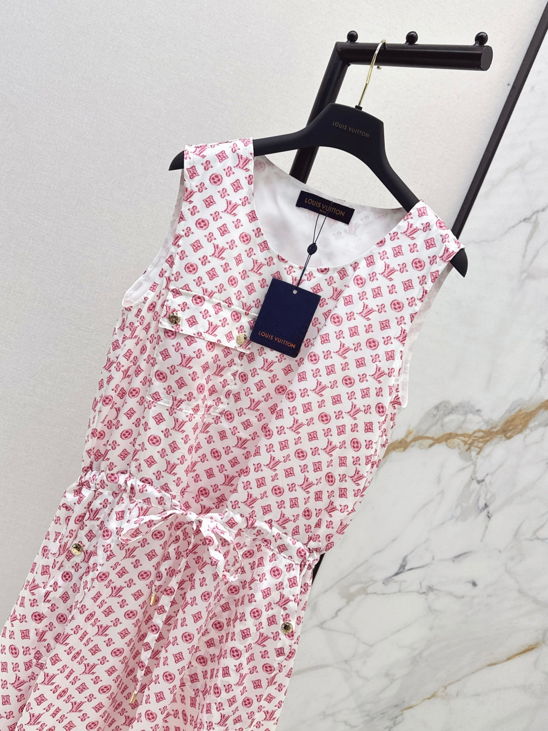 Louis 25ss drawstring dress