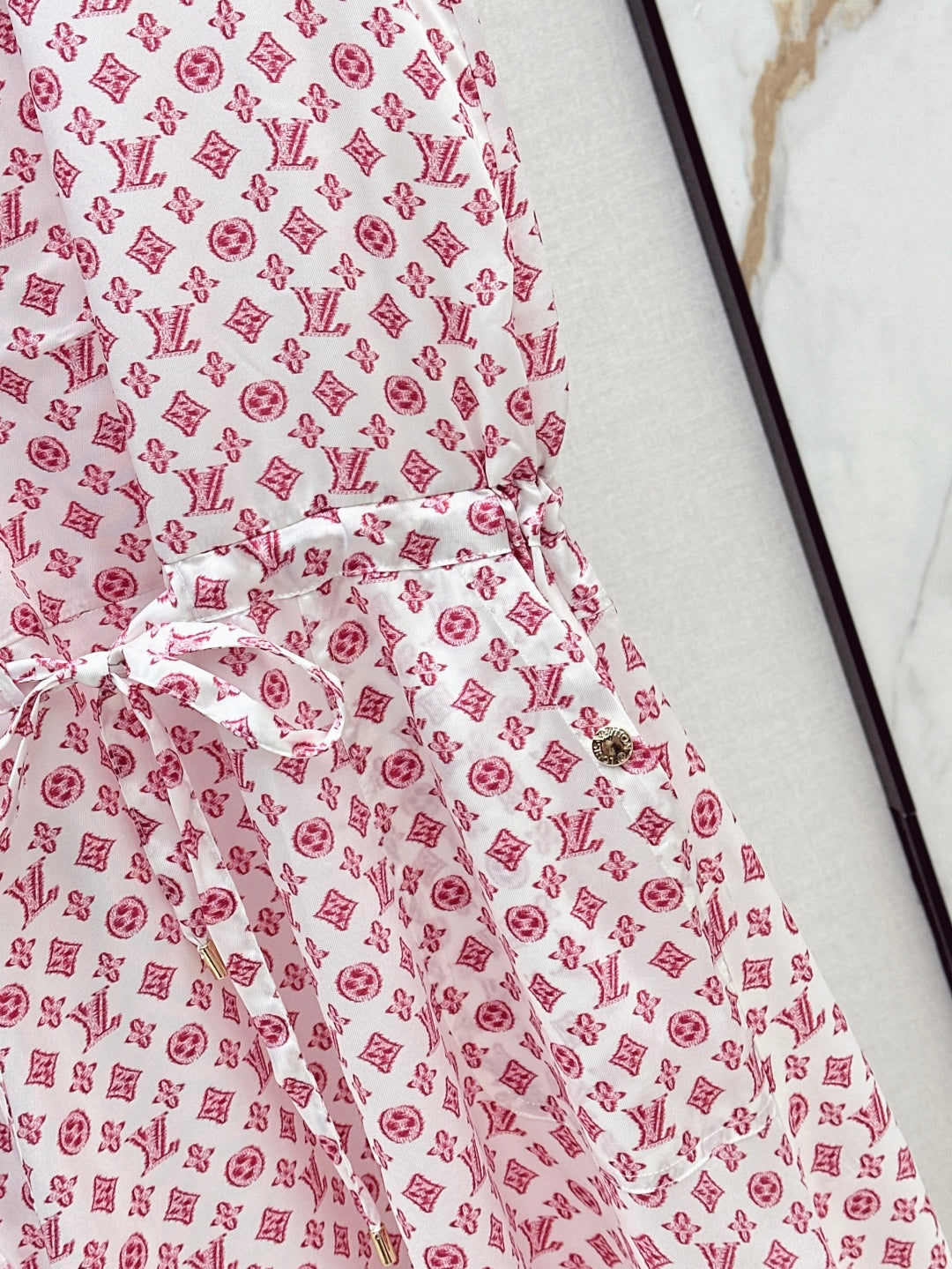 Louis 25ss drawstring dress