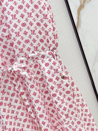 Louis 25ss drawstring dress