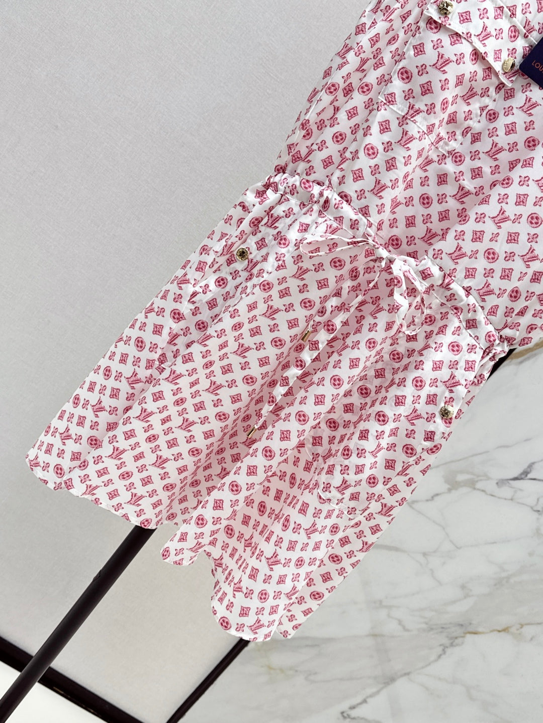 Louis 25ss drawstring dress