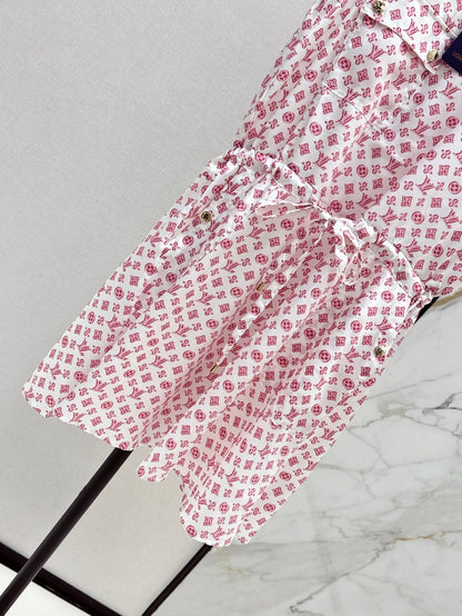 Louis 25ss drawstring dress