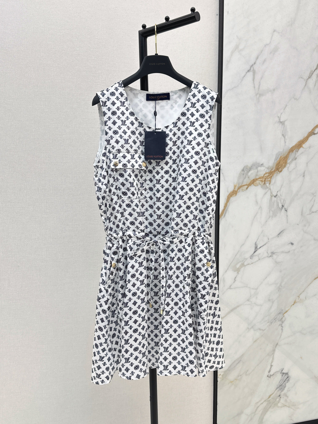 Louis 25ss drawstring dress