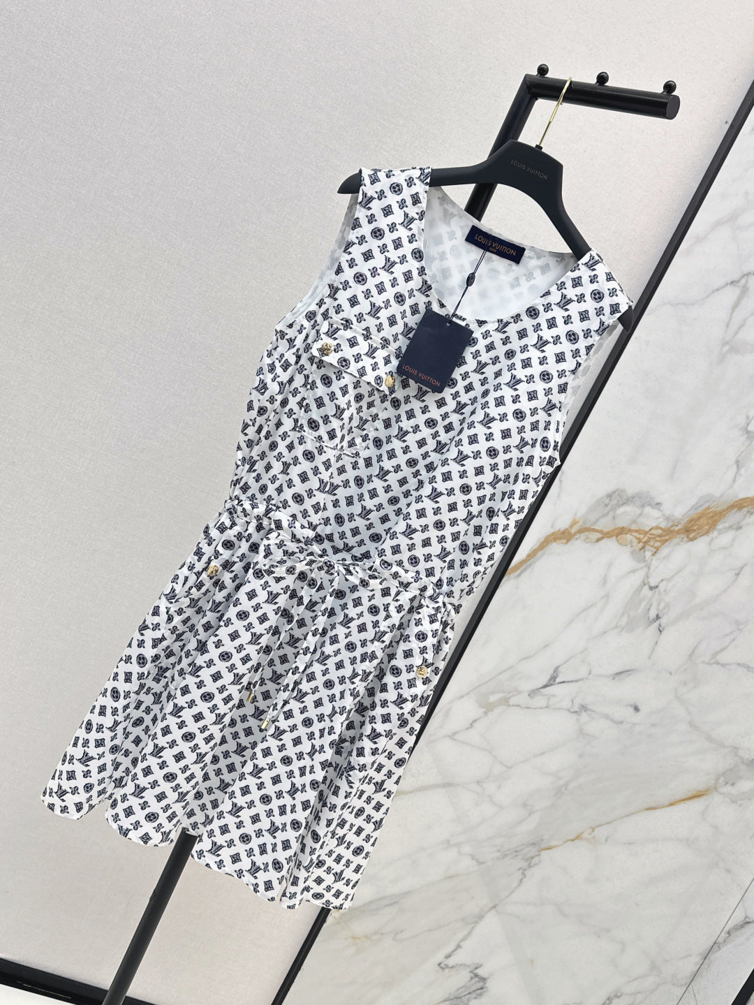 Louis 25ss drawstring dress