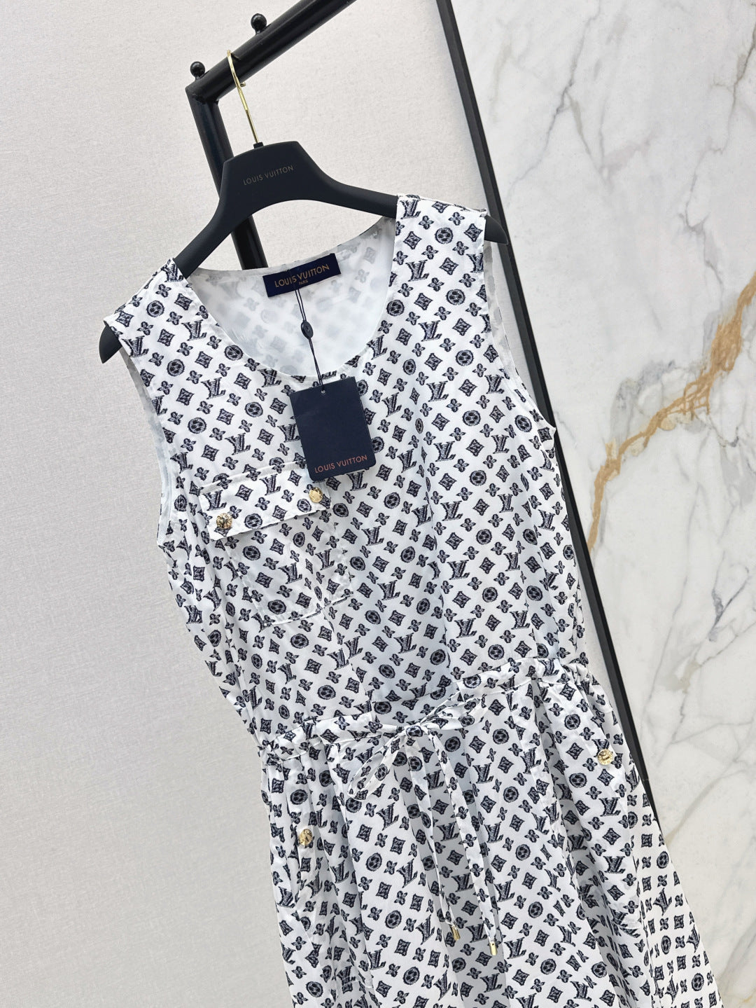 Louis 25ss drawstring dress