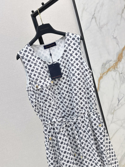 Louis 25ss drawstring dress