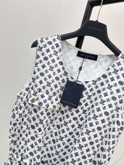 Louis 25ss drawstring dress