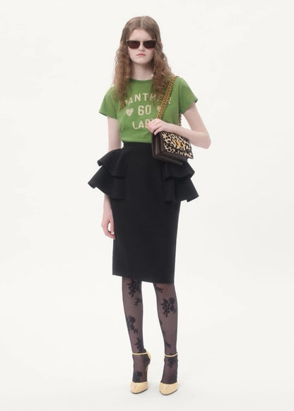 Valen 25ss ruffle skirt