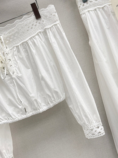 Celi 25ss off-shoulder shirt