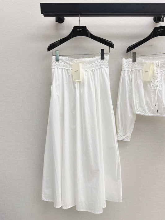 Celi 25ss embroidered skirt