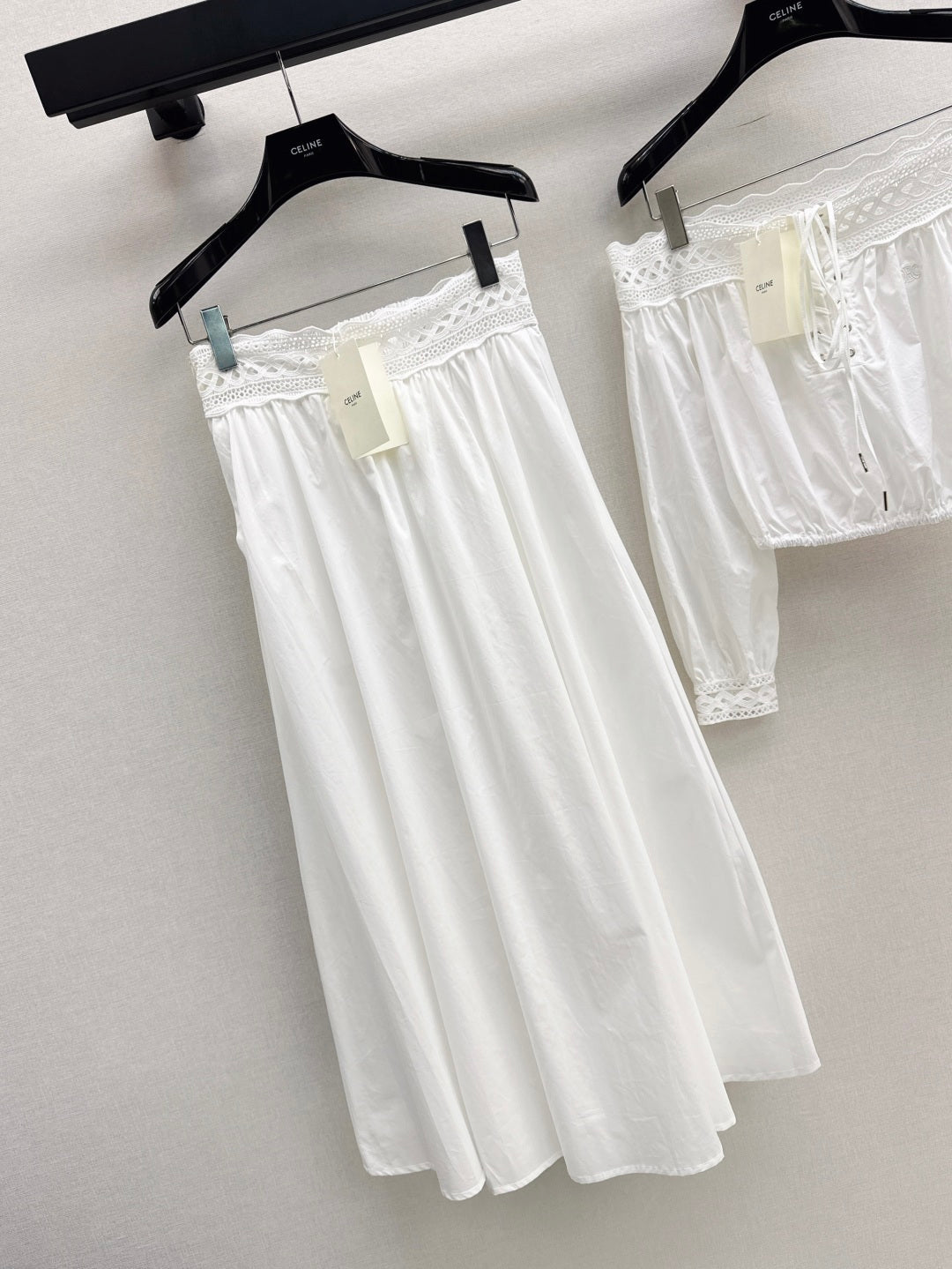 Celi 25ss embroidered skirt