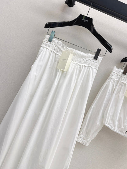 Celi 25ss embroidered skirt