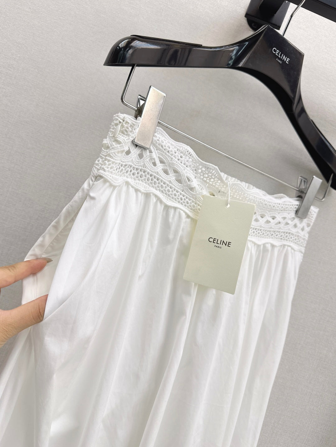 Celi 25ss embroidered skirt