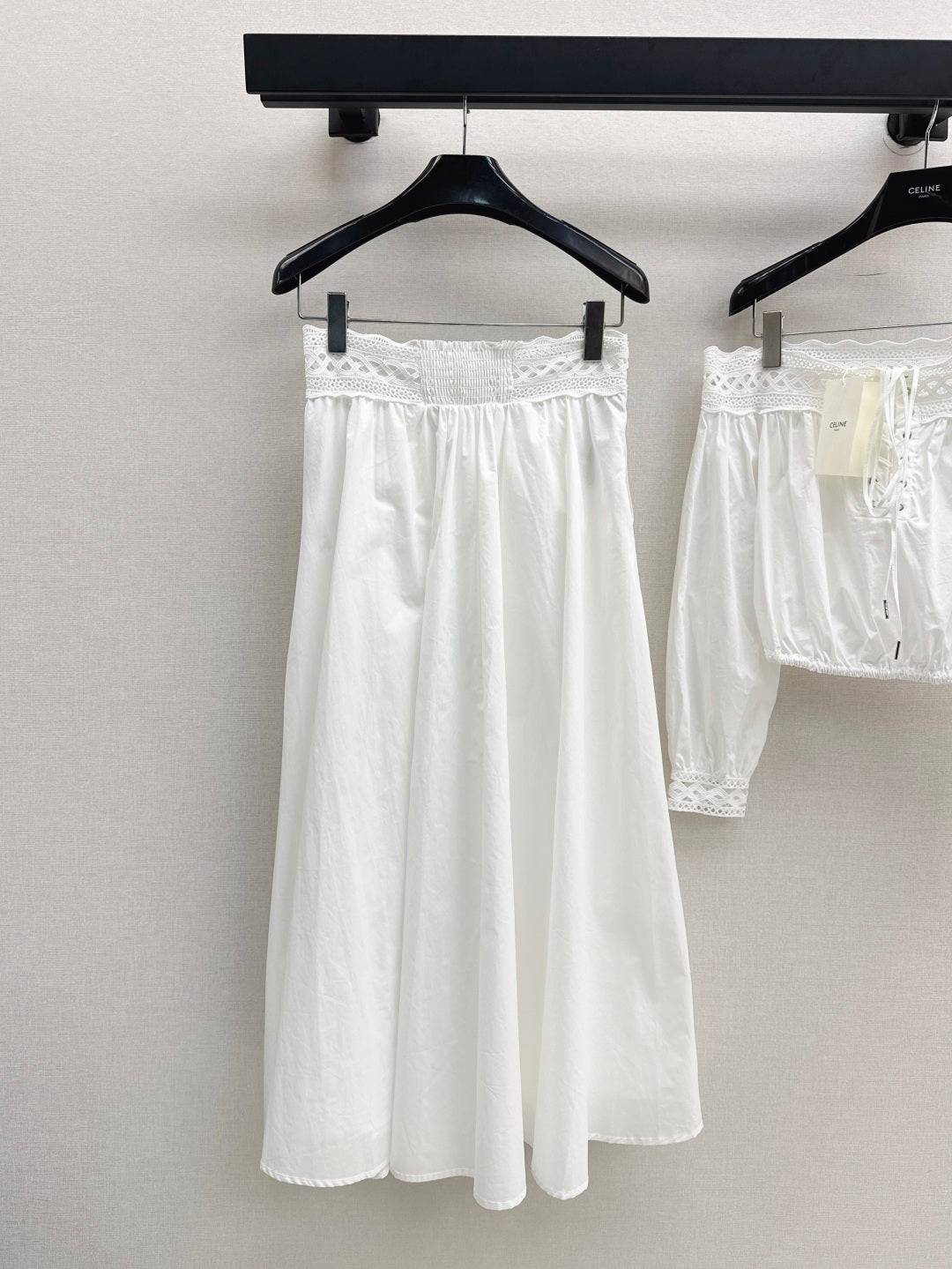 Celi 25ss embroidered skirt