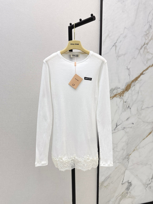 Miu 25ss lace shirt