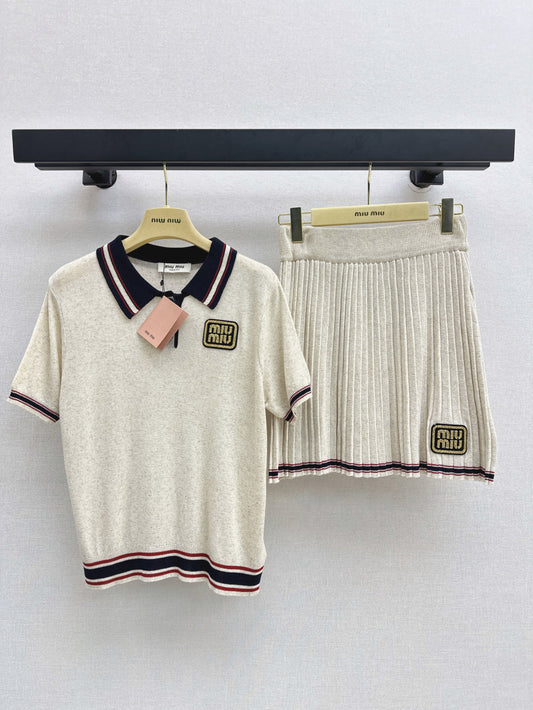Miu 25ss knit suit