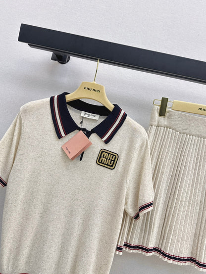 Miu 25ss knit suit
