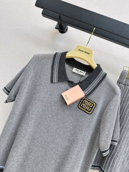 Miu 25ss knit suit