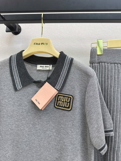 Miu 25ss knit suit