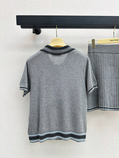 Miu 25ss knit suit