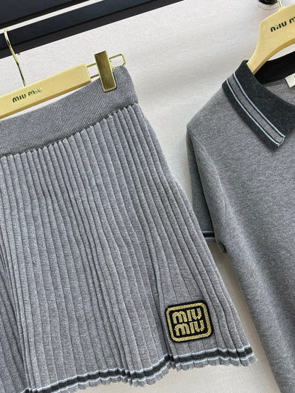 Miu 25ss knit suit