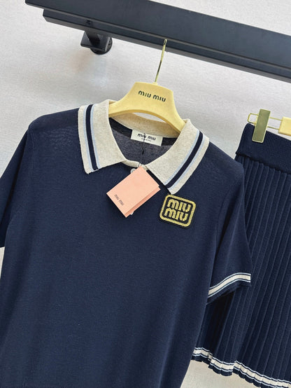 Miu 25ss knit suit