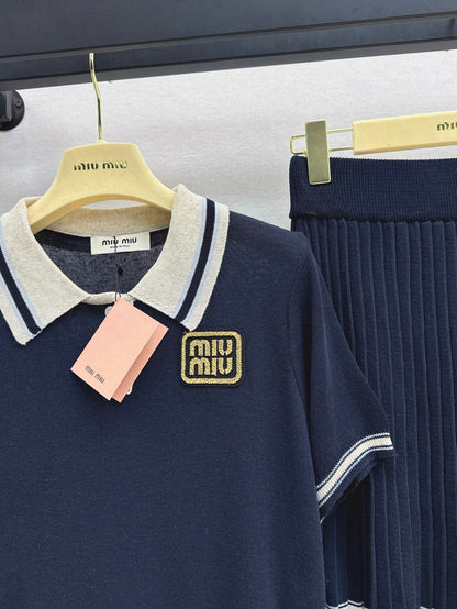 Miu 25ss knit suit
