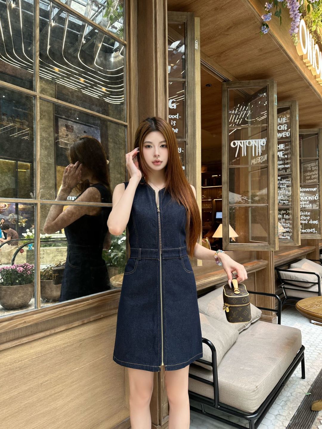 Louis 25ss denim dress